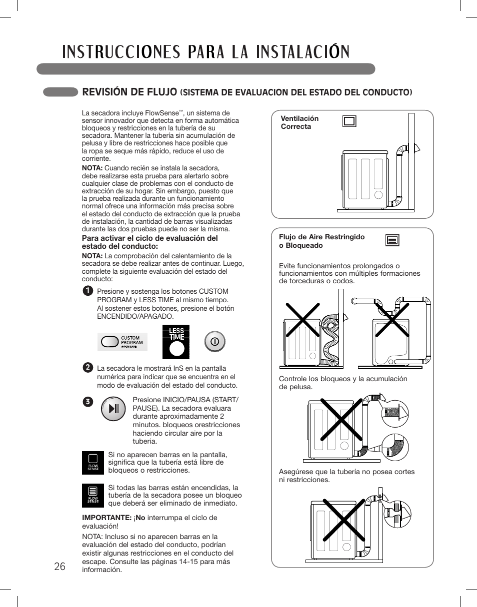 Revisión de flujo | LG DLGX3361W User Manual | Page 74 / 144