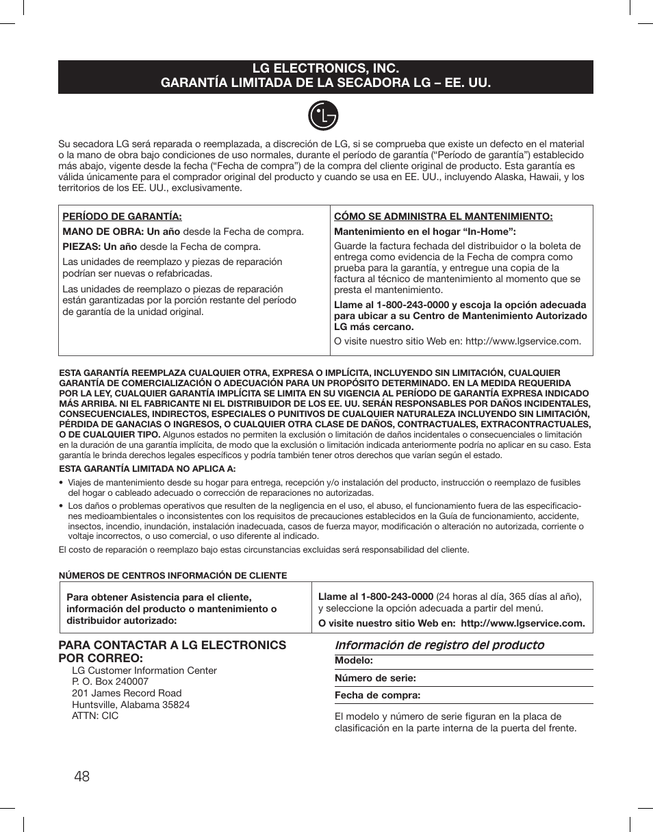 LG DLGX3361W User Manual | Page 96 / 144
