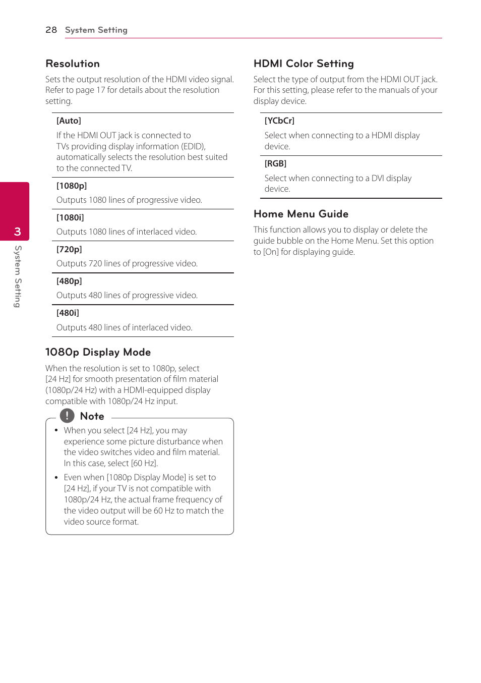 LG BP200 User Manual | Page 28 / 61