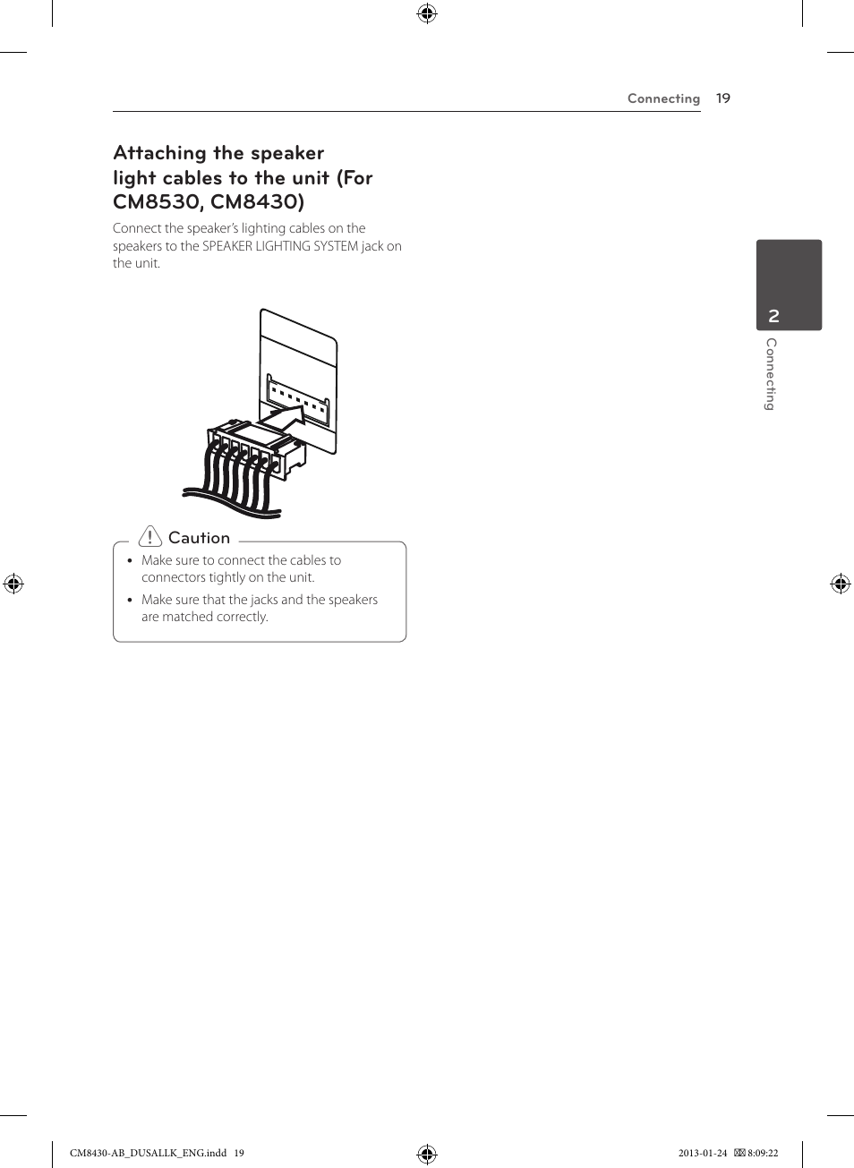 LG CM8430 User Manual | Page 19 / 42