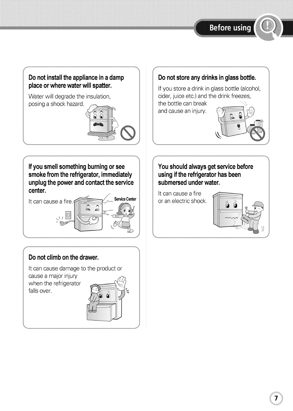 LG GR-K09S User Manual | Page 7 / 31