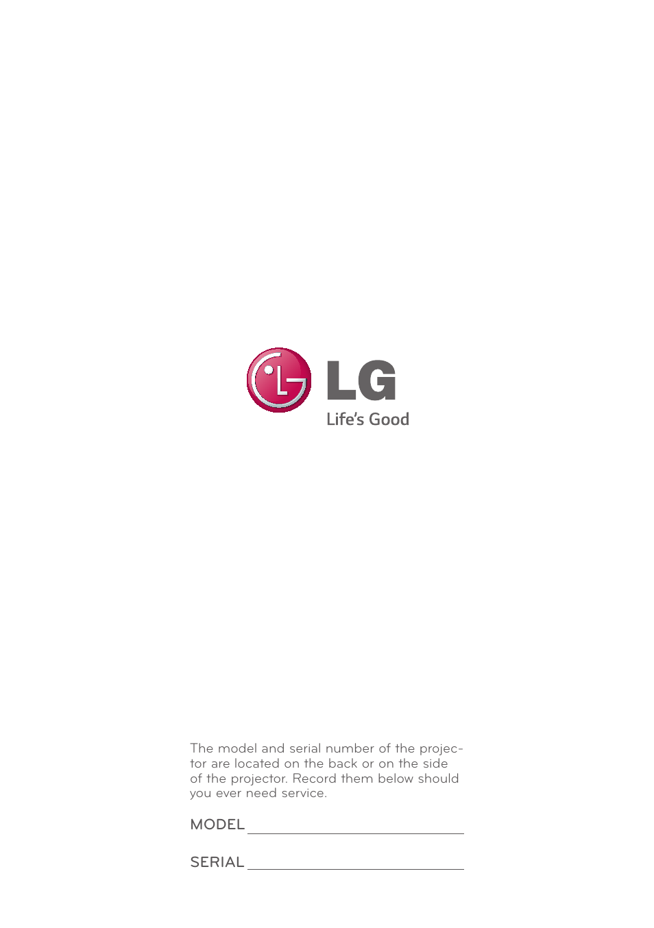LG PA70G User Manual | Page 60 / 60