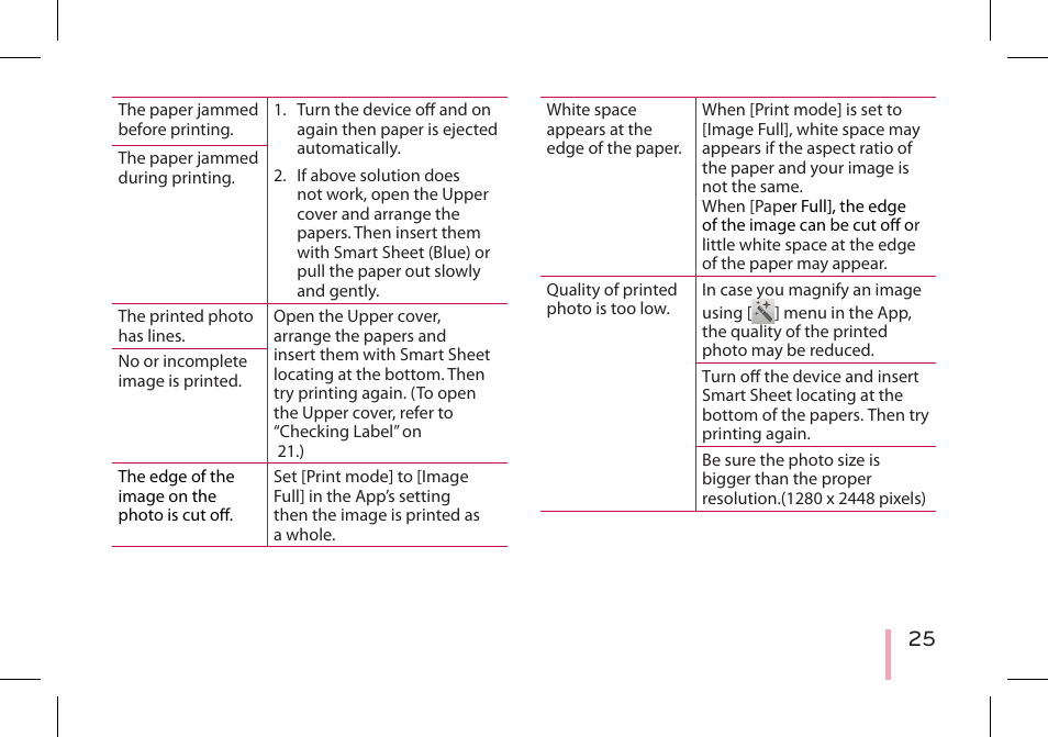 LG PD233 User Manual | Page 25 / 28