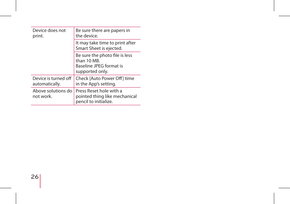 LG PD233 User Manual | Page 26 / 28