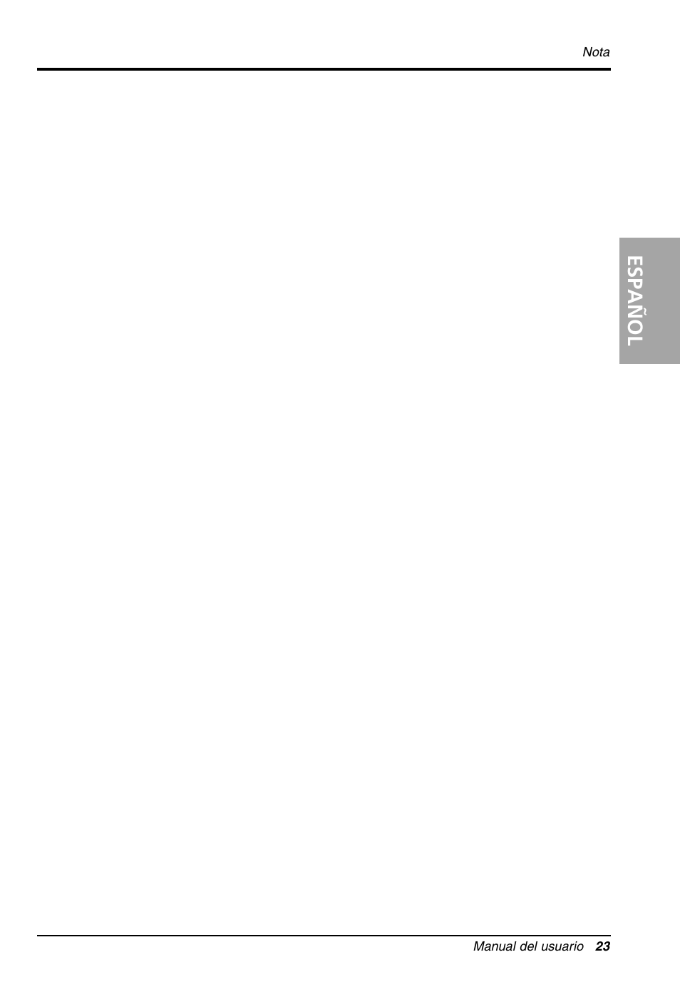 Español | LG LW1011CR User Manual | Page 44 / 47