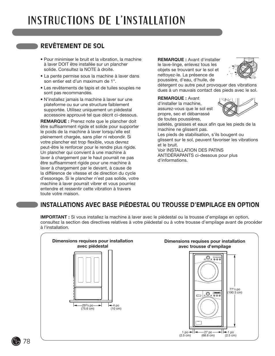 LG WM2050CW User Manual | Page 78 / 108