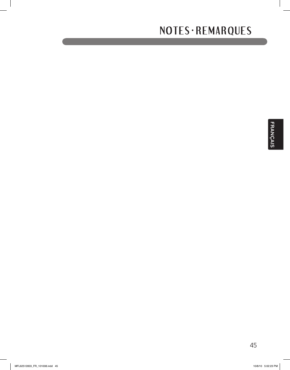 Français | LG DLGX3361R User Manual | Page 141 / 148