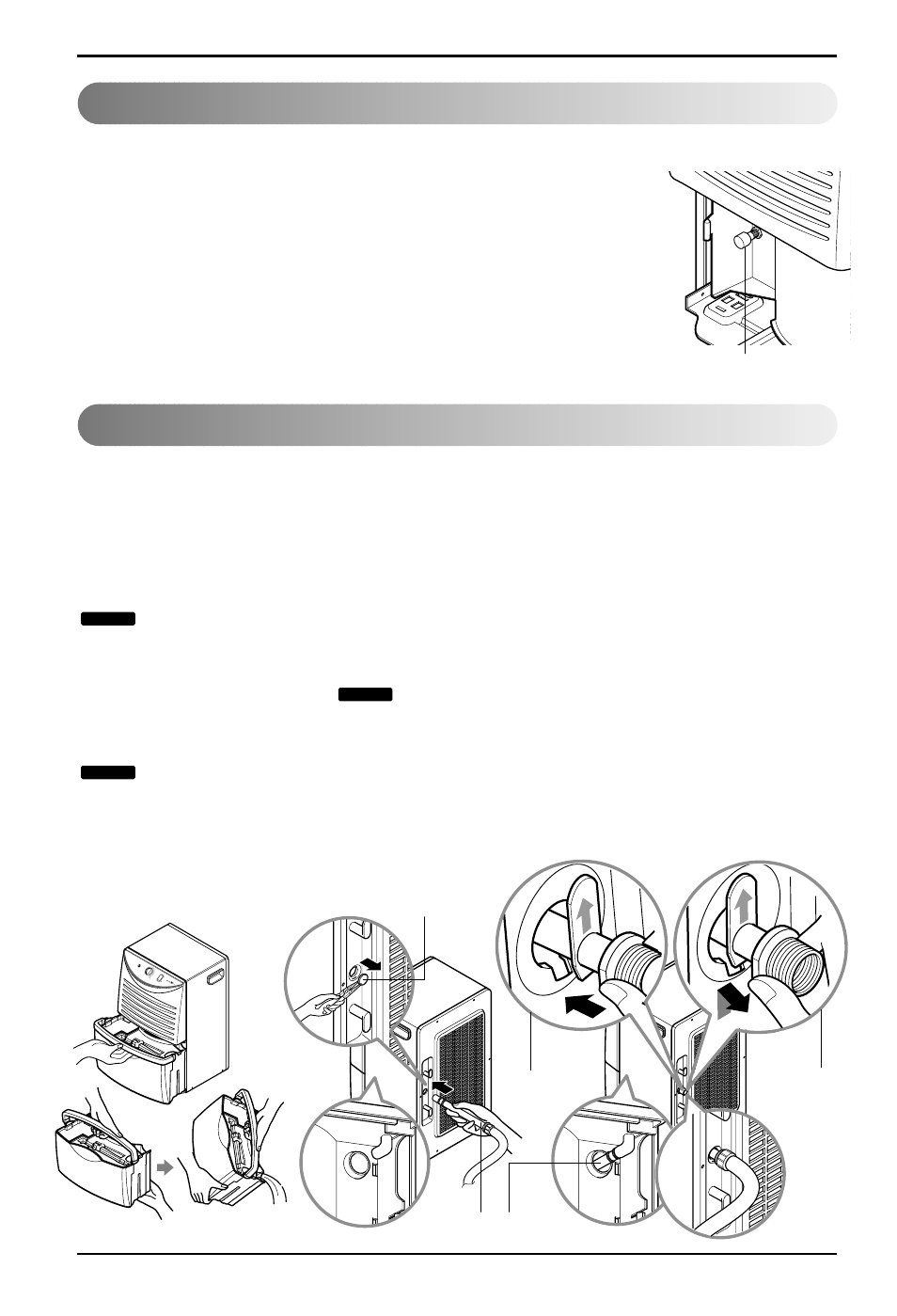 Apagado automático eliminación del agua almacenada | LG ZD30 User Manual | Page 28 / 35