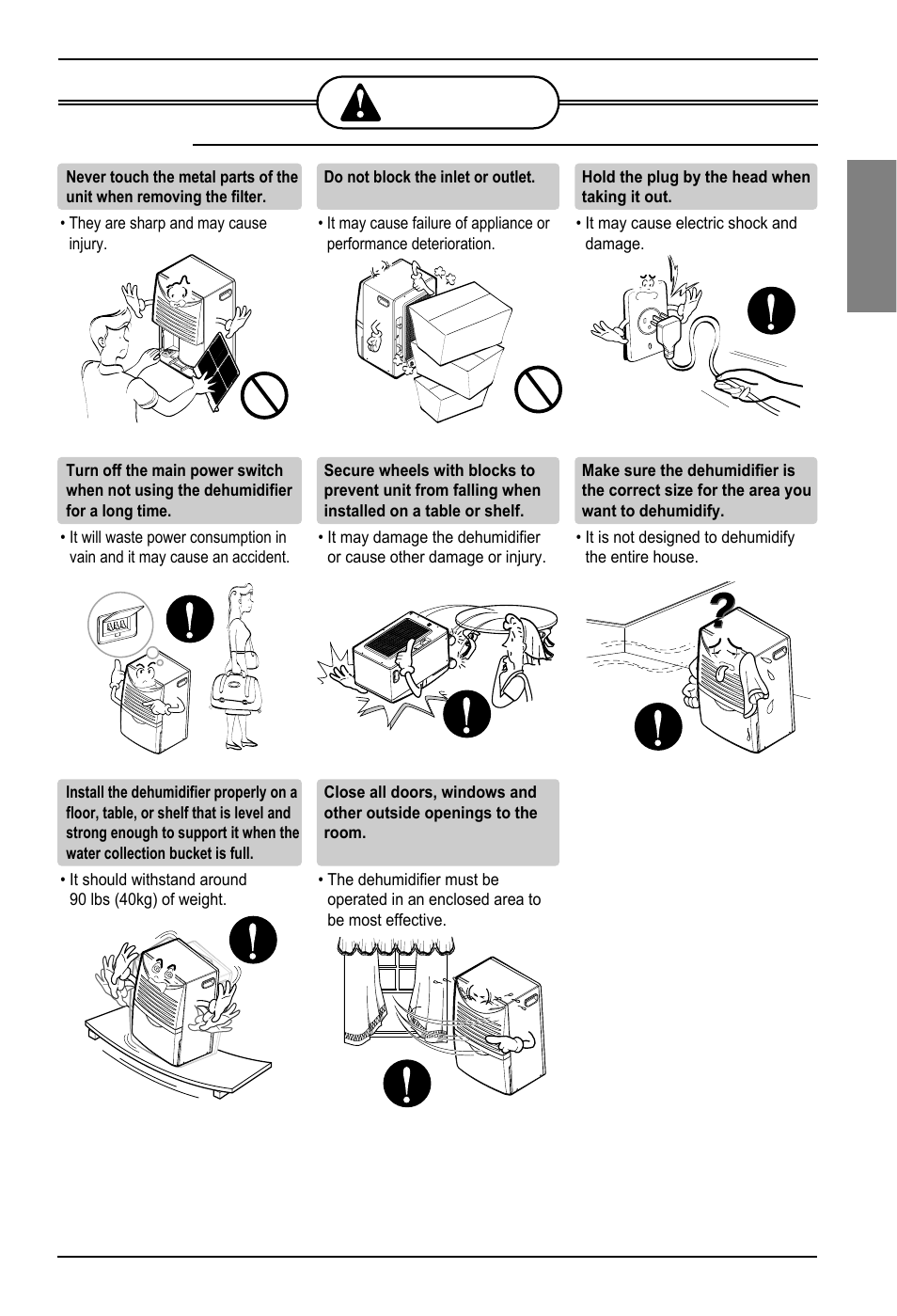 Ca ution ution, English, Installation | LG ZD30 User Manual | Page 5 / 35