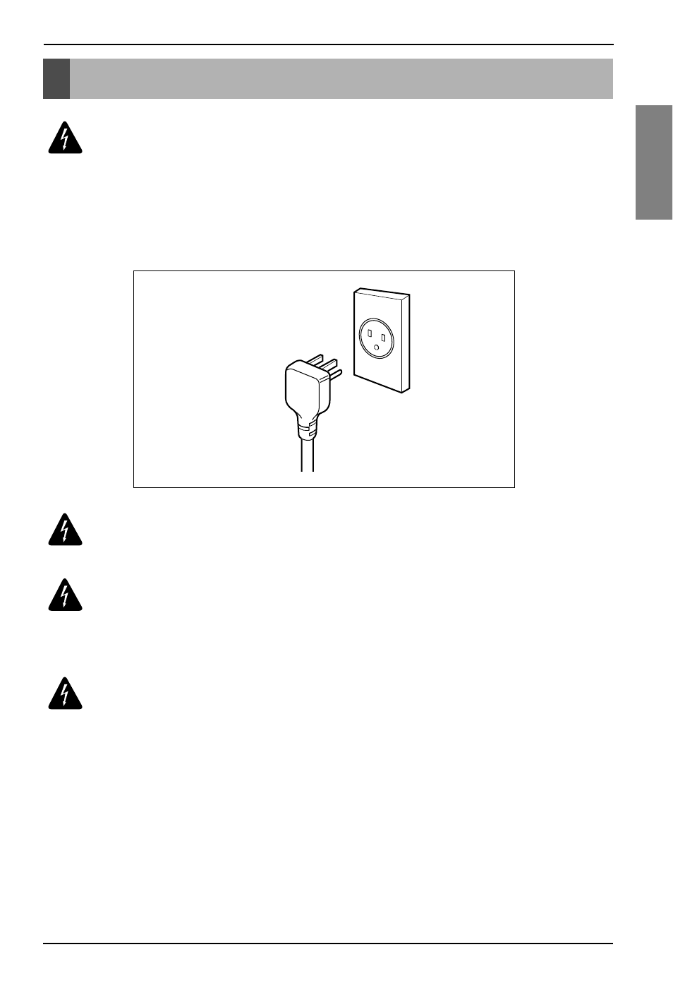 Electrical safety | LG ZD30 User Manual | Page 9 / 35