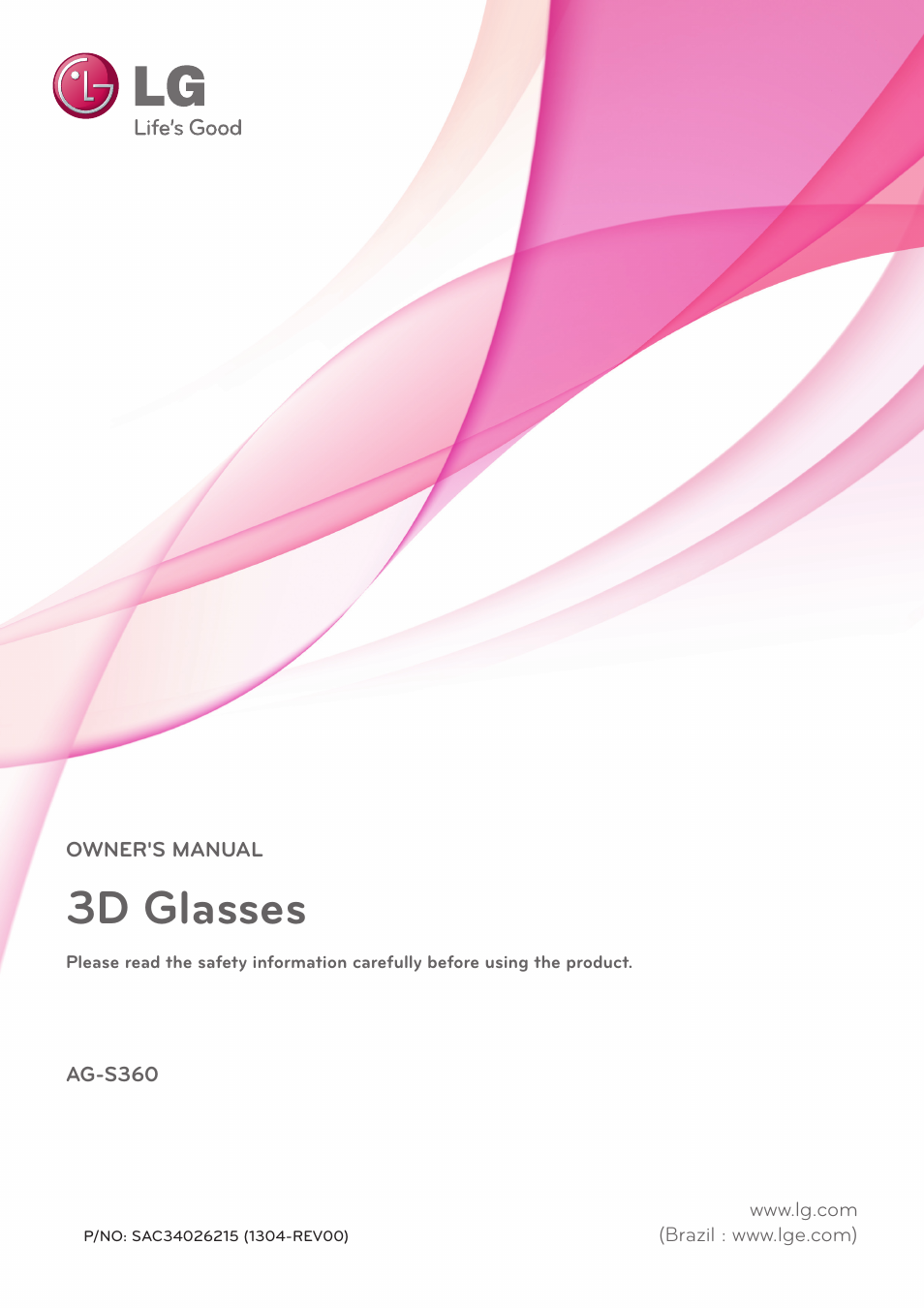 LG AG-S360 User Manual | 6 pages