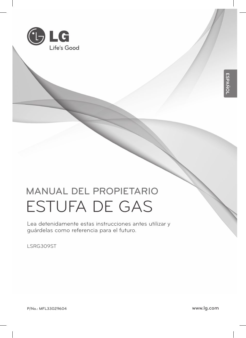 Estufa de gas, Manual del propietario | LG LSRG309ST User Manual | Page 45 / 92