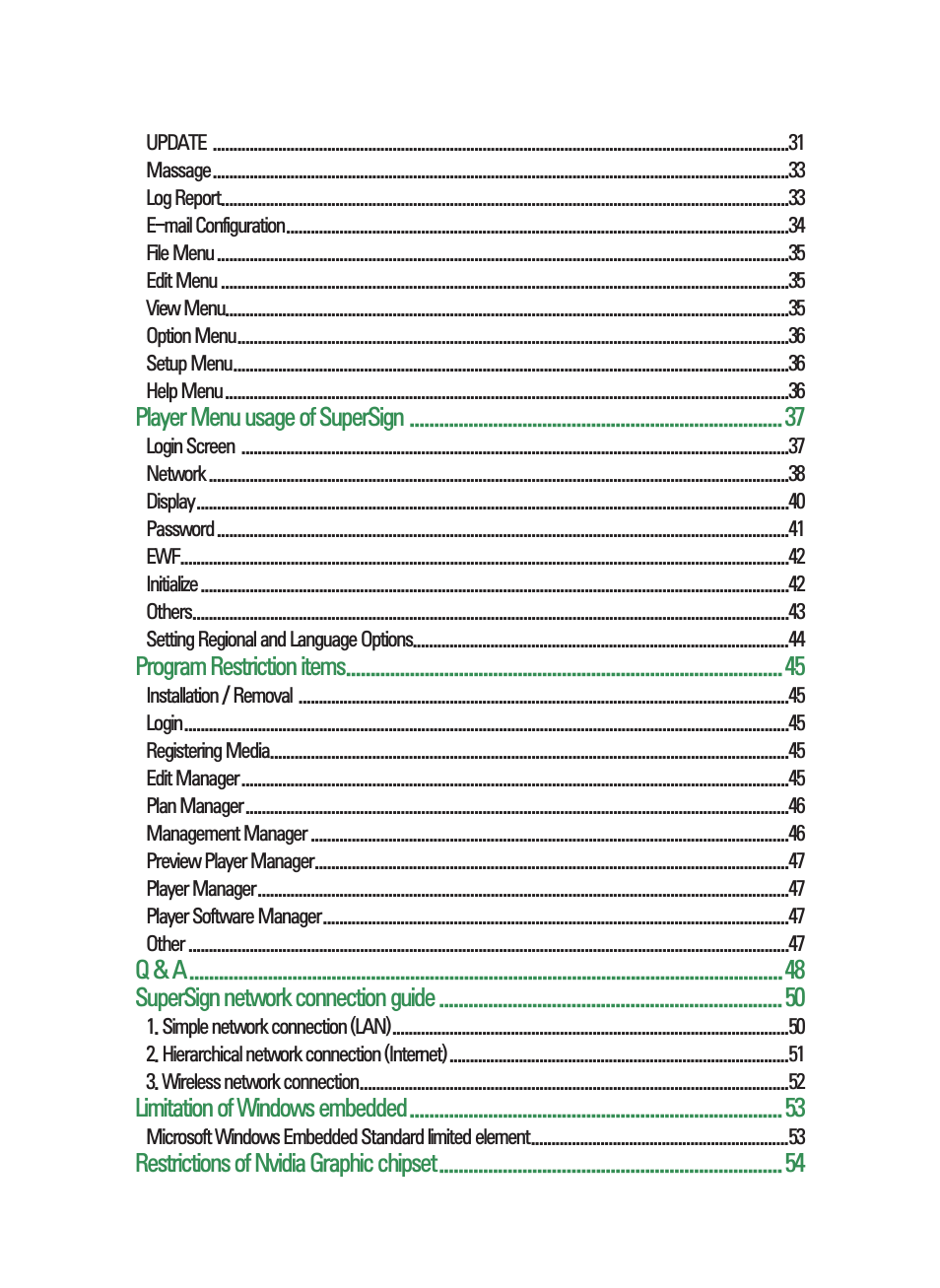 LG NC1000 User Manual | Page 3 / 58