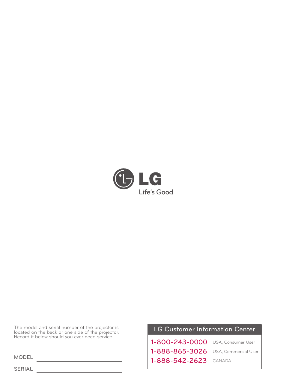 LG HS201 User Manual | Page 44 / 44