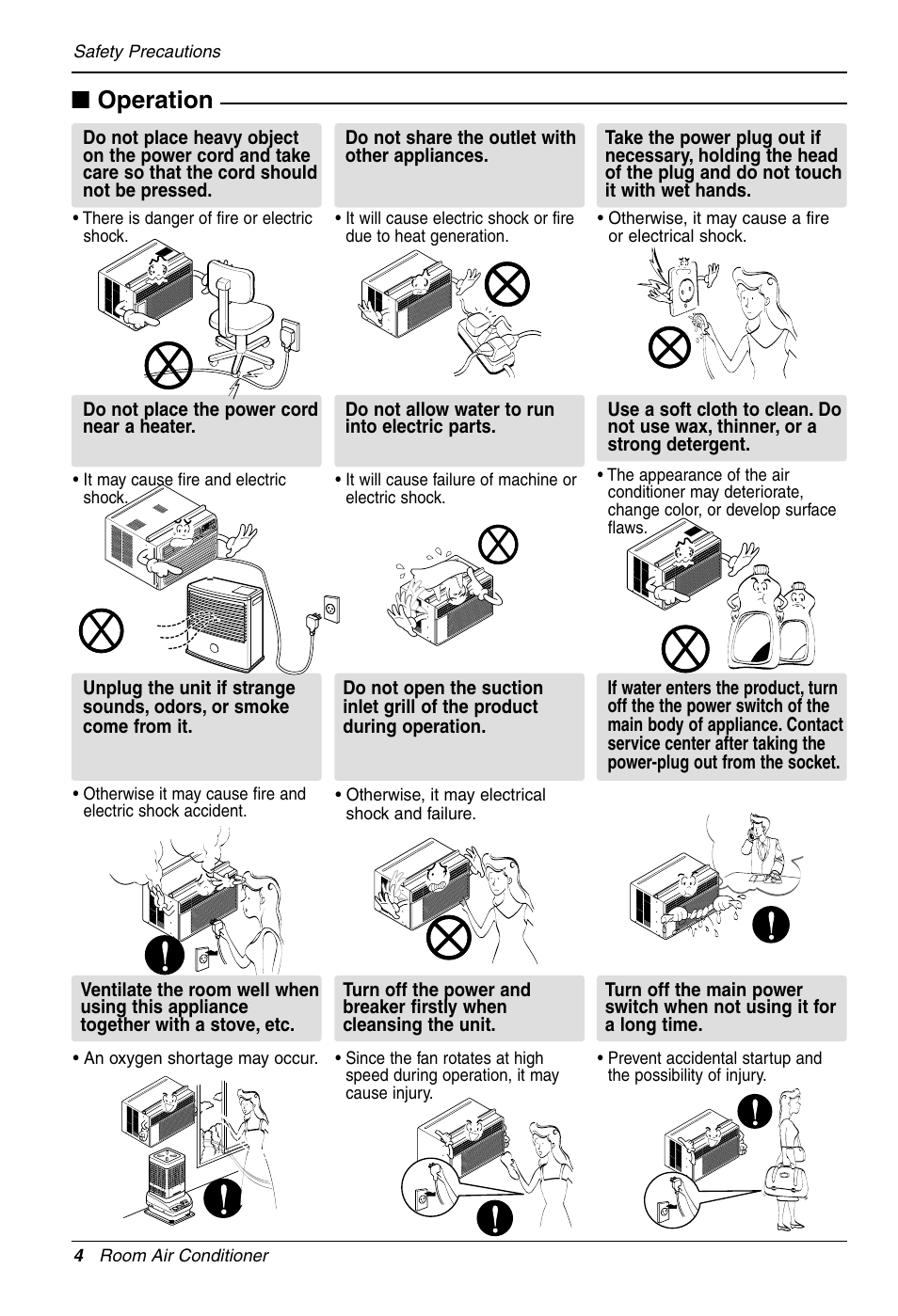 Operation | LG LW1210HR User Manual | Page 4 / 44
