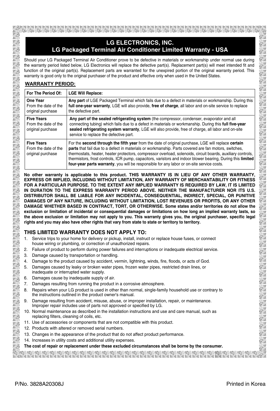 LG LP090HED1 User Manual | Page 27 / 27
