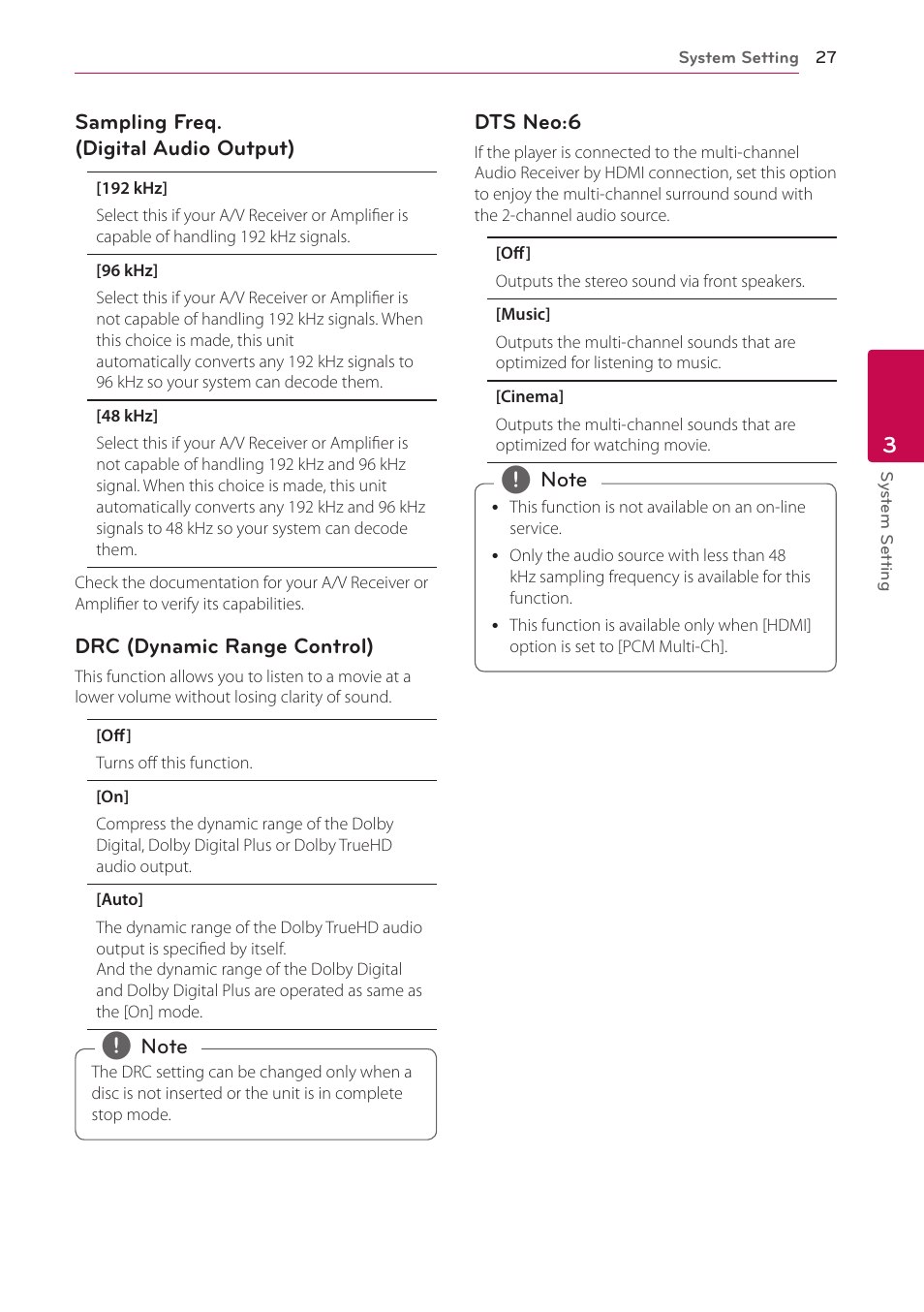 LG BD650 User Manual | Page 27 / 64