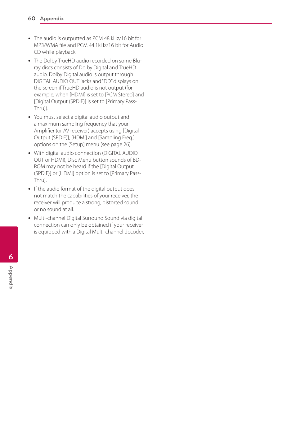 LG BD650 User Manual | Page 60 / 64