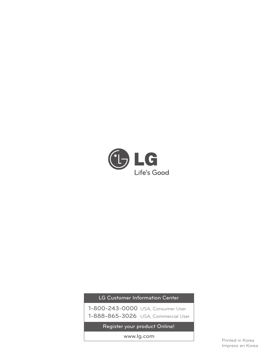 LG LWD3081ST User Manual | Page 80 / 80