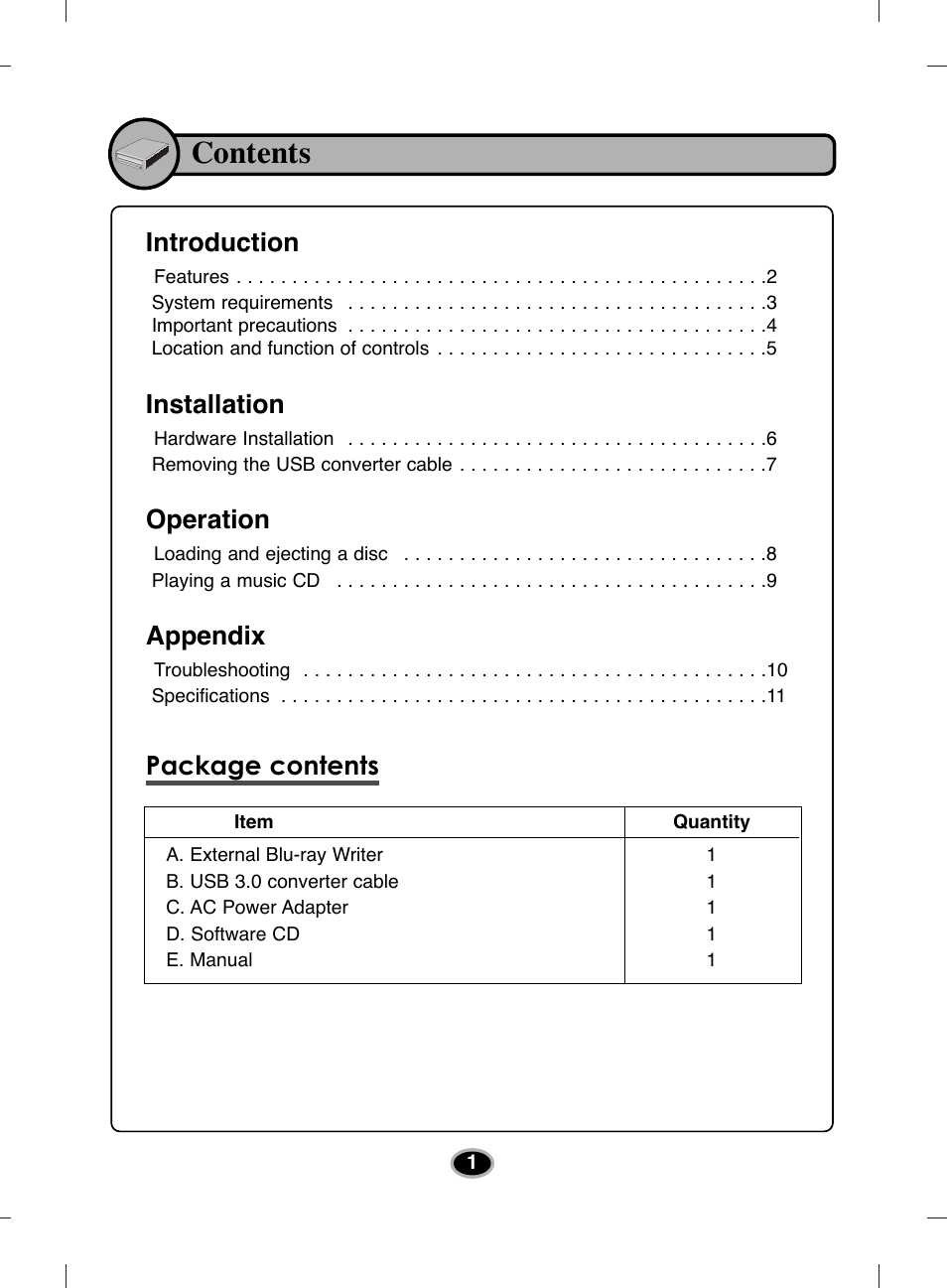 LG BE14NU40 User Manual | Page 4 / 15