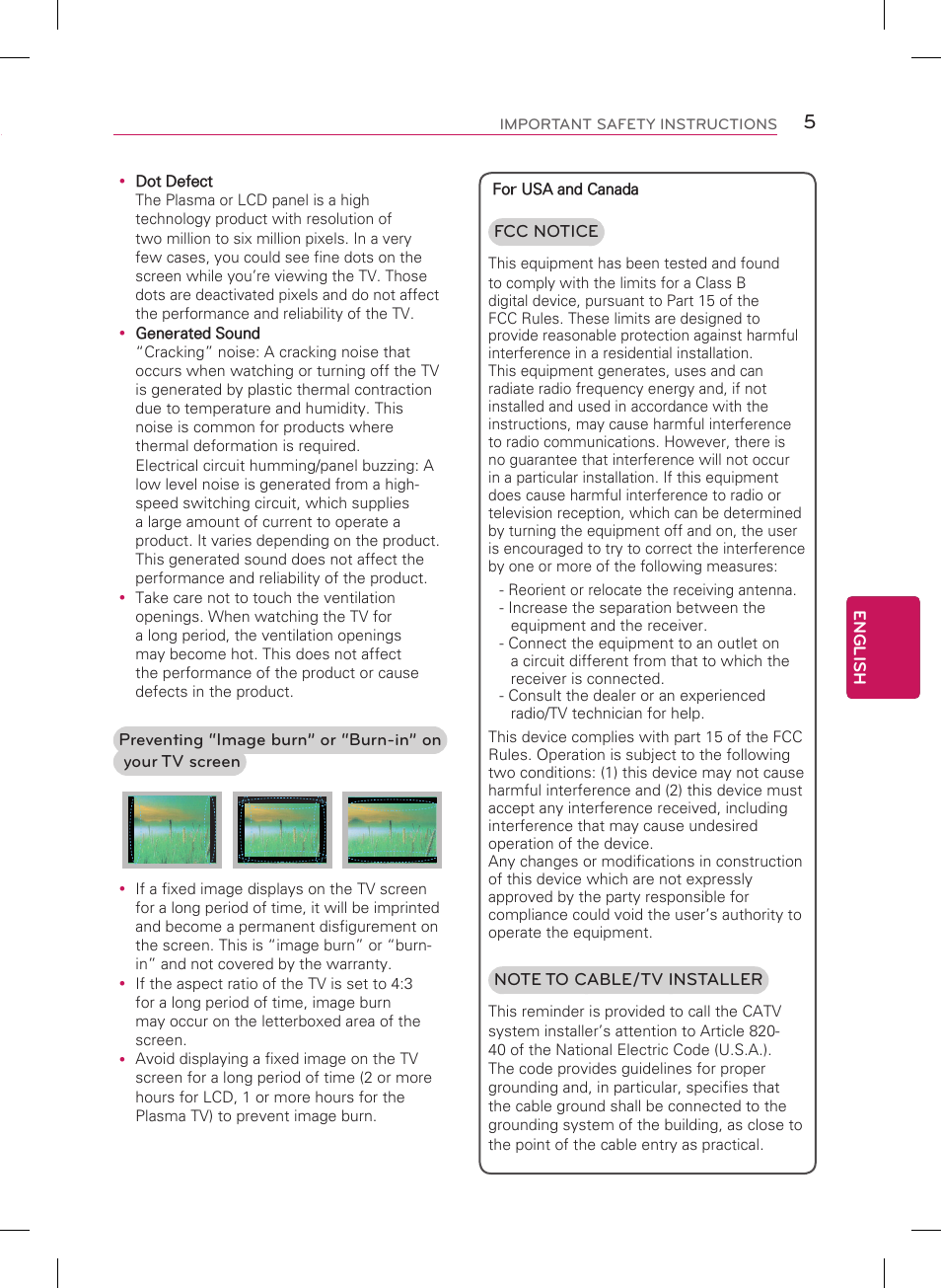 LG 60PH6700 User Manual | Page 5 / 56