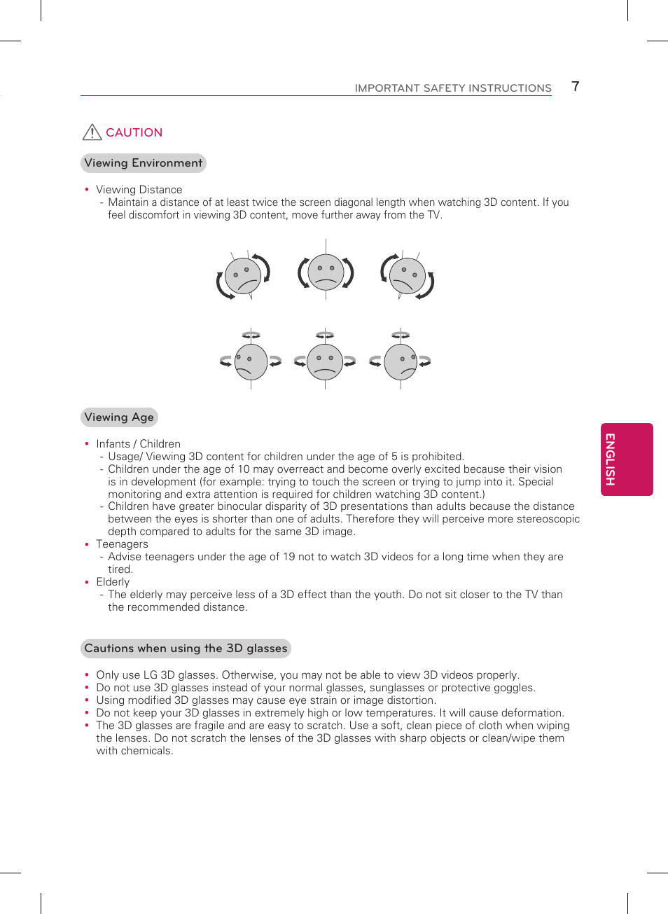 Viewing 3d imaging (for 3d models) | LG 60PH6700 User Manual | Page 7 / 56