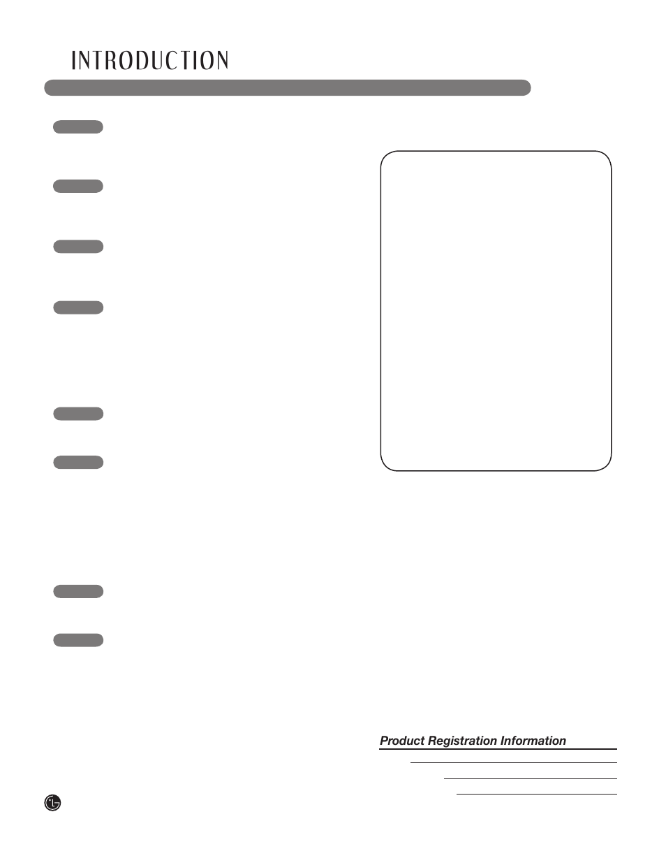 LG LSCI307ST User Manual | Page 2 / 64