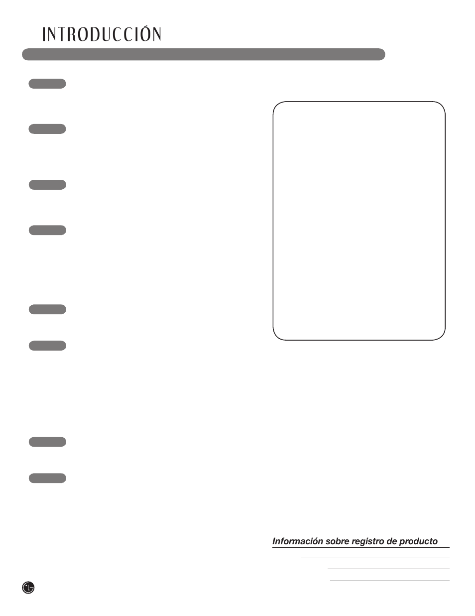 Gracias | LG LSCI307ST User Manual | Page 32 / 64