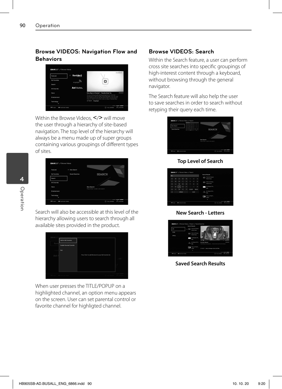 LG LHB535 User Manual | Page 90 / 112