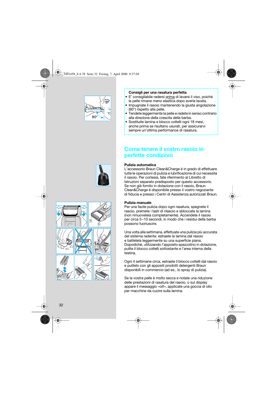 Braun 7570 Syncro System User Manual | Page 32 / 76