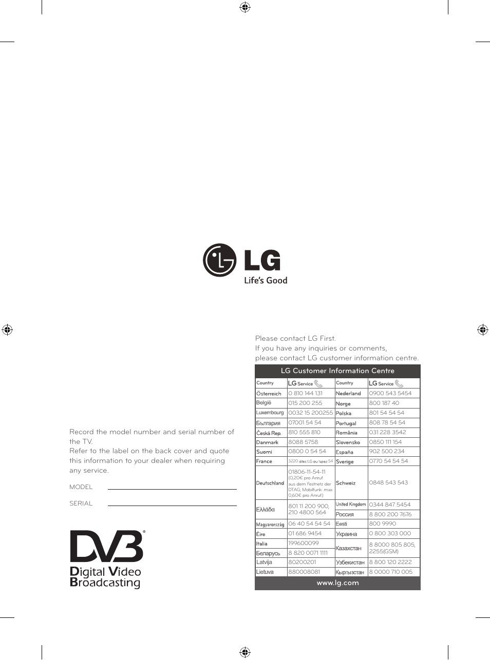 LG 39LB5700 User Manual | Page 239 / 239
