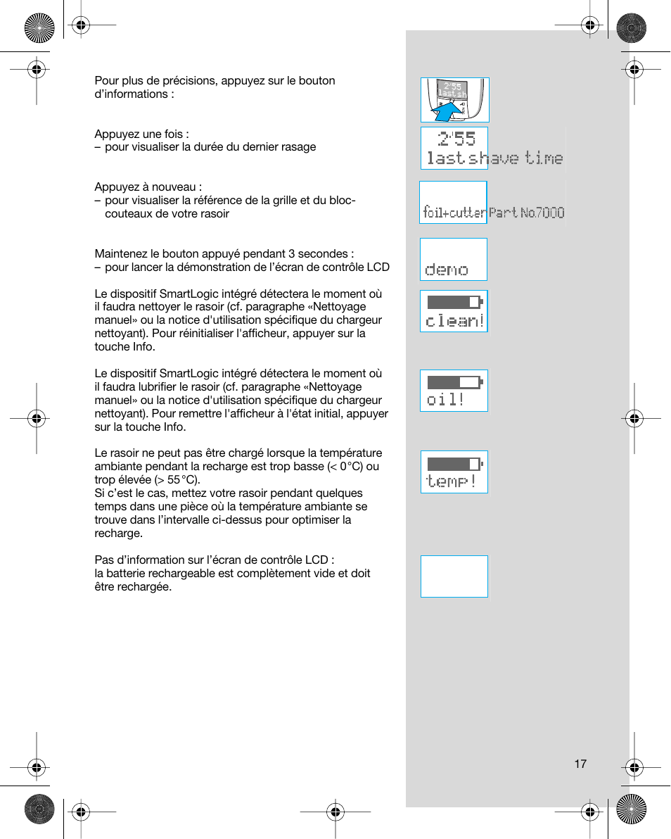 Braun 7680 Syncro System Logic User Manual | Page 17 / 79