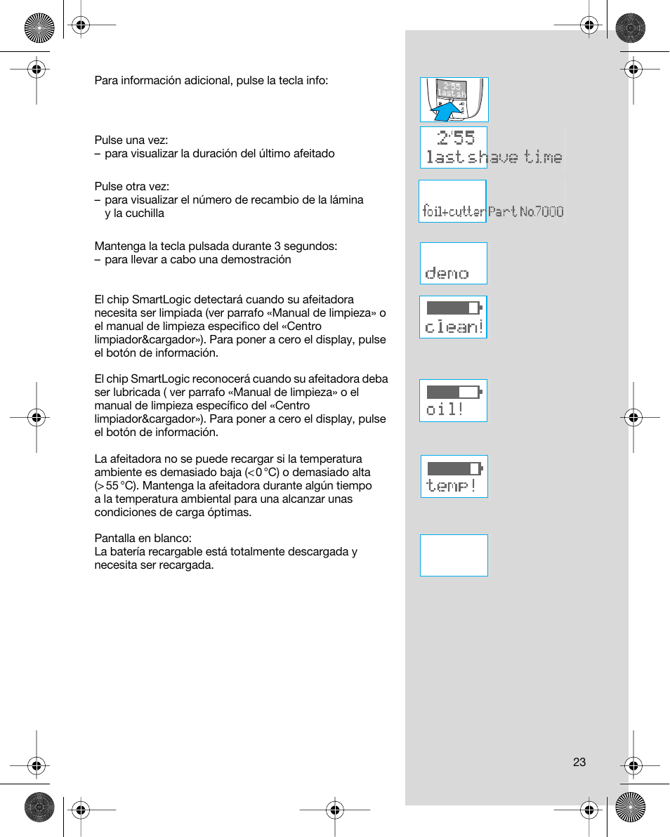 Braun 7680 Syncro System Logic User Manual | Page 23 / 79