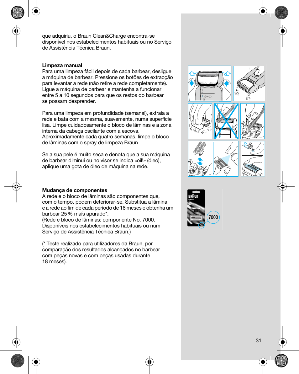 Braun 7680 Syncro System Logic User Manual | Page 31 / 79