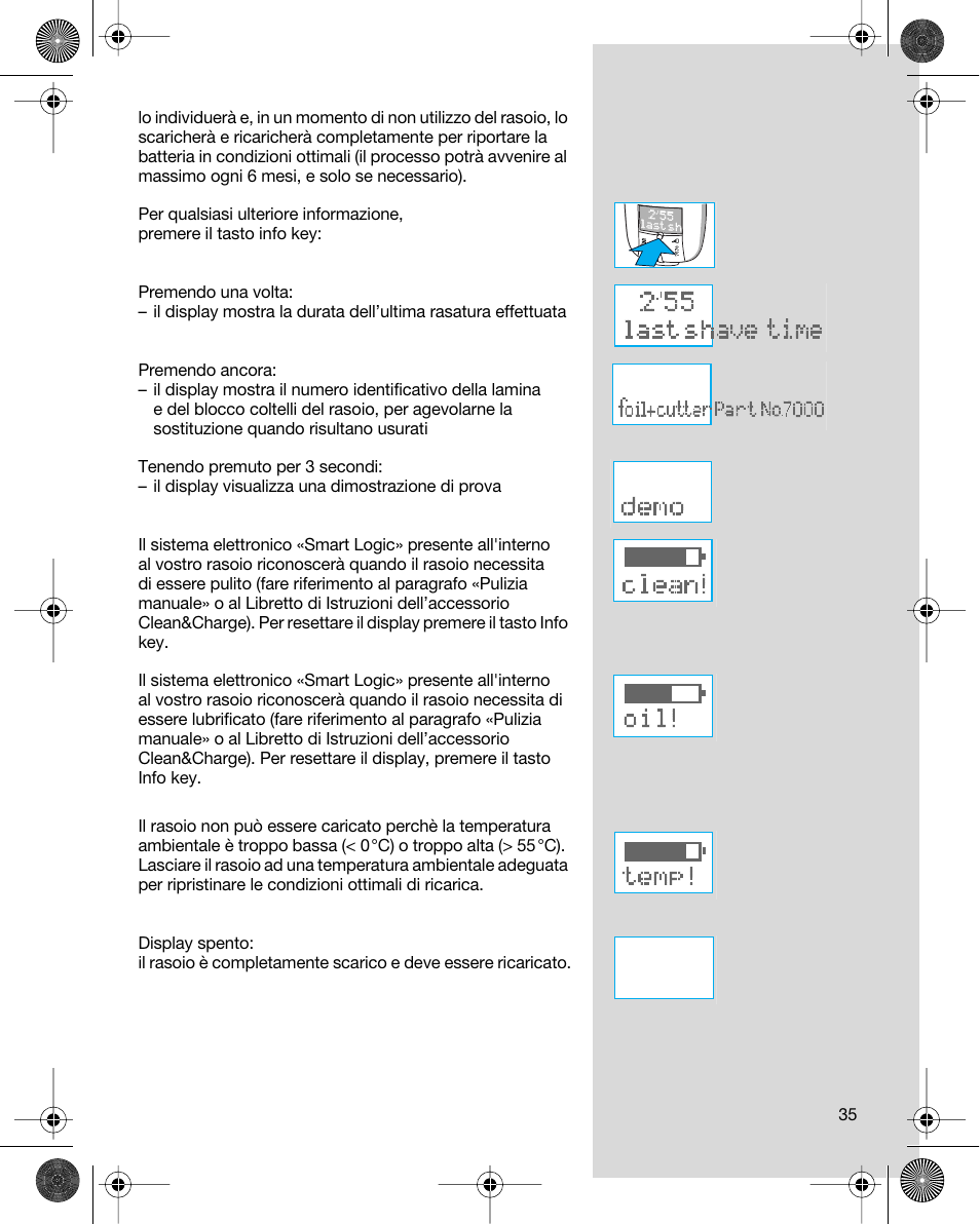 Braun 7680 Syncro System Logic User Manual | Page 35 / 79