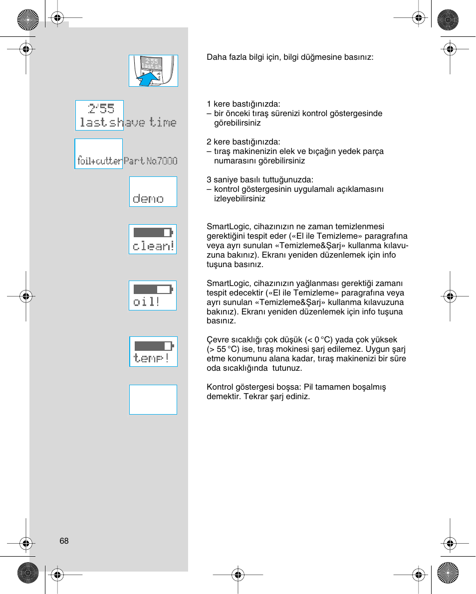 Braun 7680 Syncro System Logic User Manual | Page 68 / 79