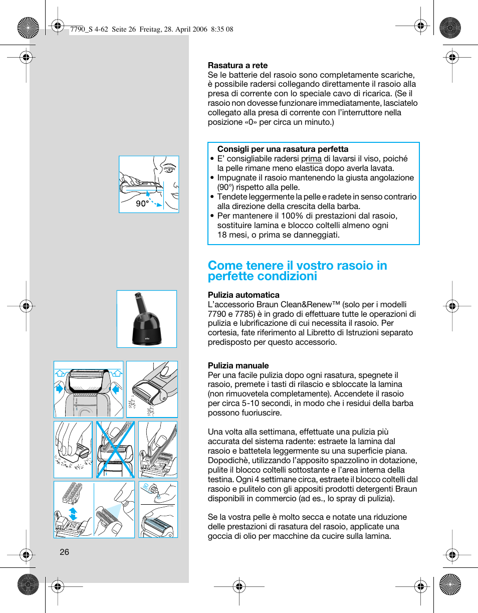Braun 7785 SyncroPro User Manual | Page 26 / 60