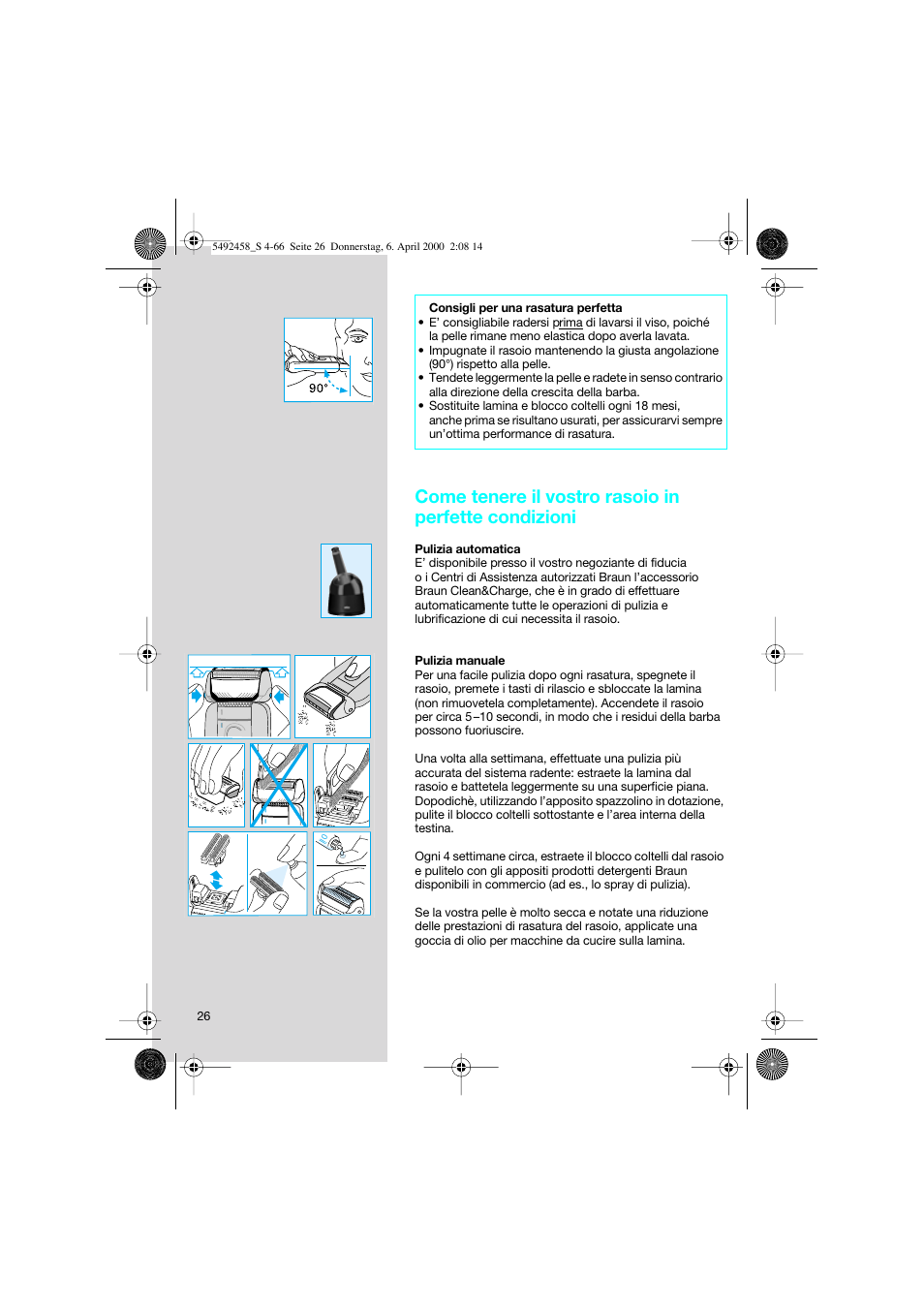 Braun 7540 Syncro User Manual | Page 26 / 63