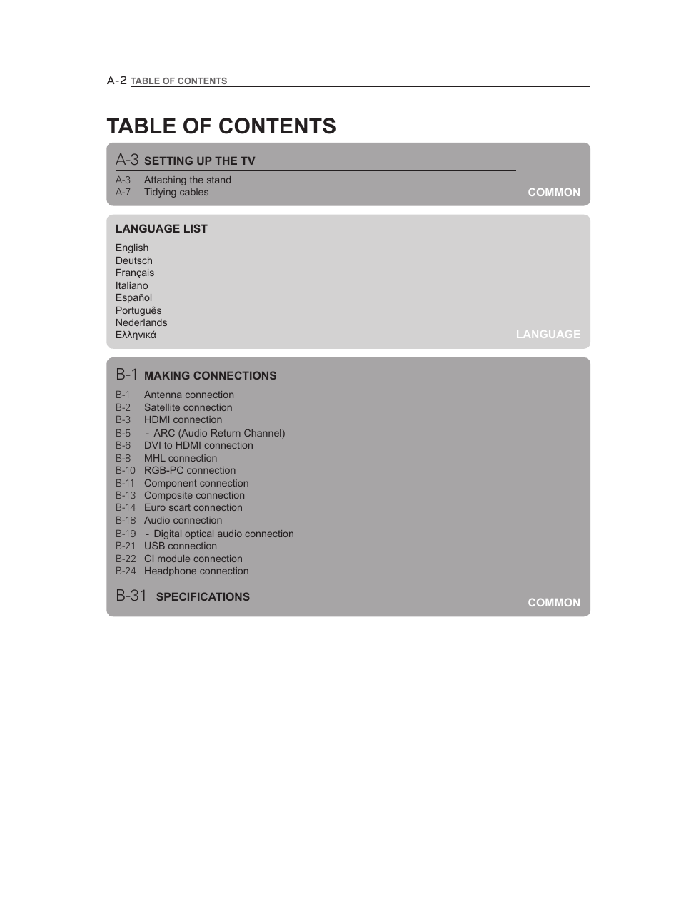 LG 55LM960V User Manual | Page 4 / 262