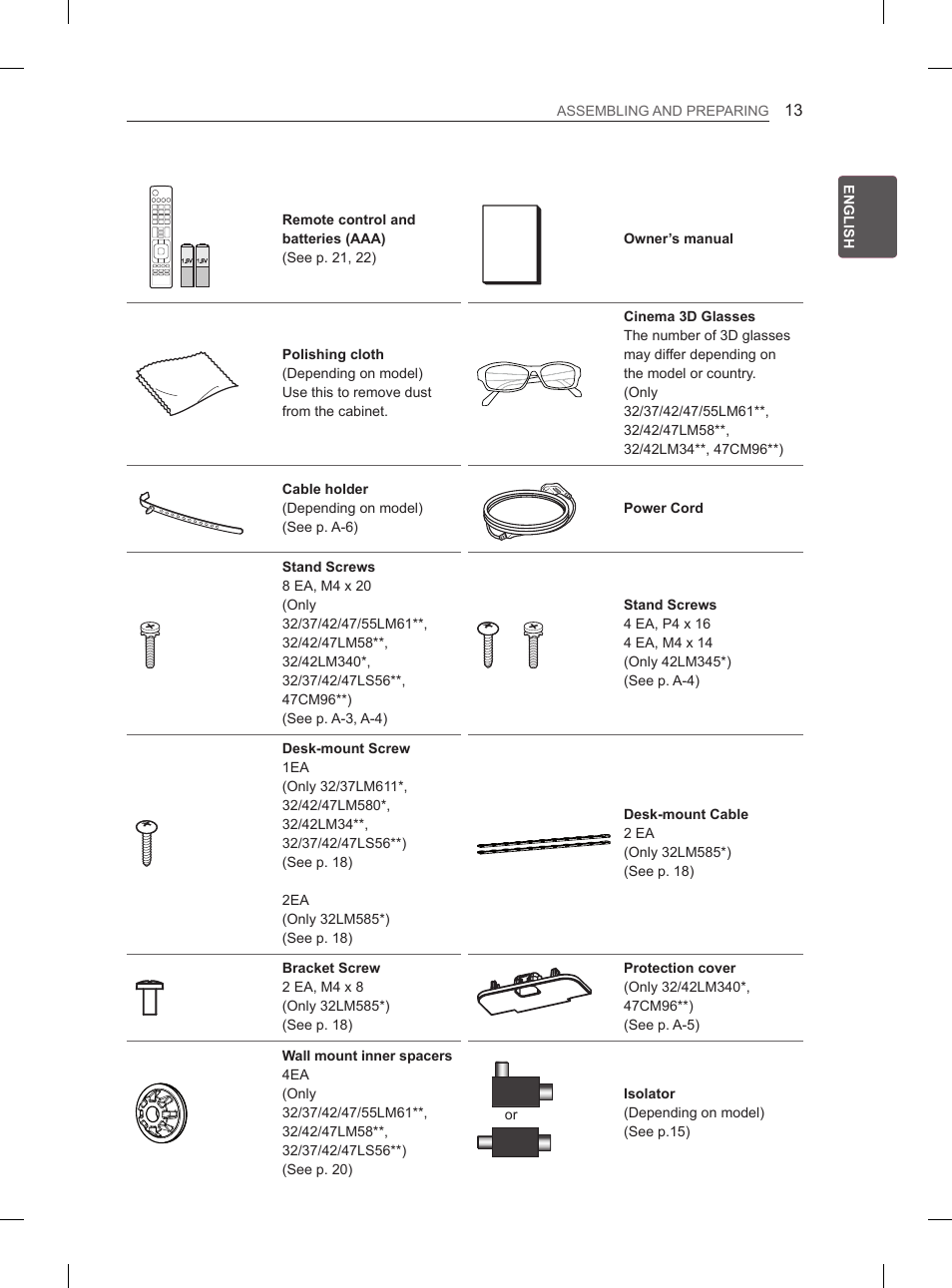 LG 55LM615S User Manual | Page 19 / 261