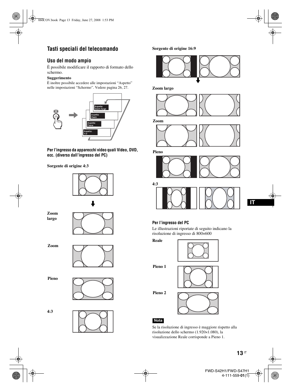 It tasti speciali del telecomando | LG LS47F User Manual | Page 233 / 304