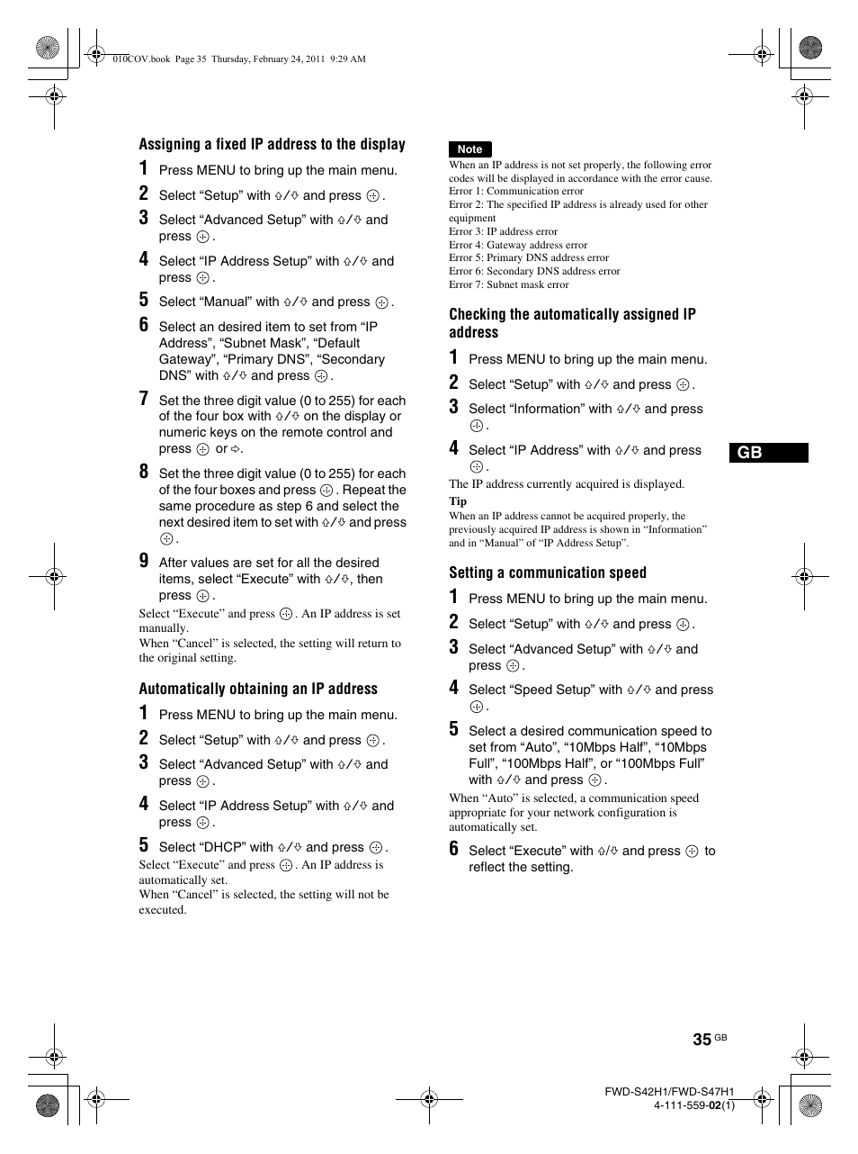 LG LS47F User Manual | Page 83 / 304