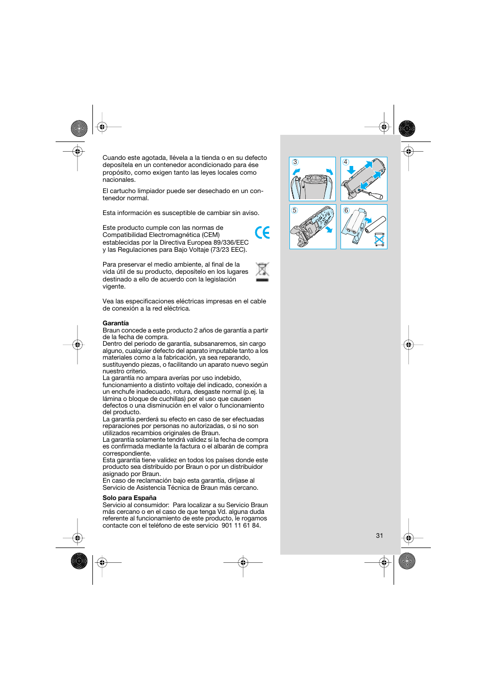 Braun 8595 Activator  EU User Manual | Page 31 / 99