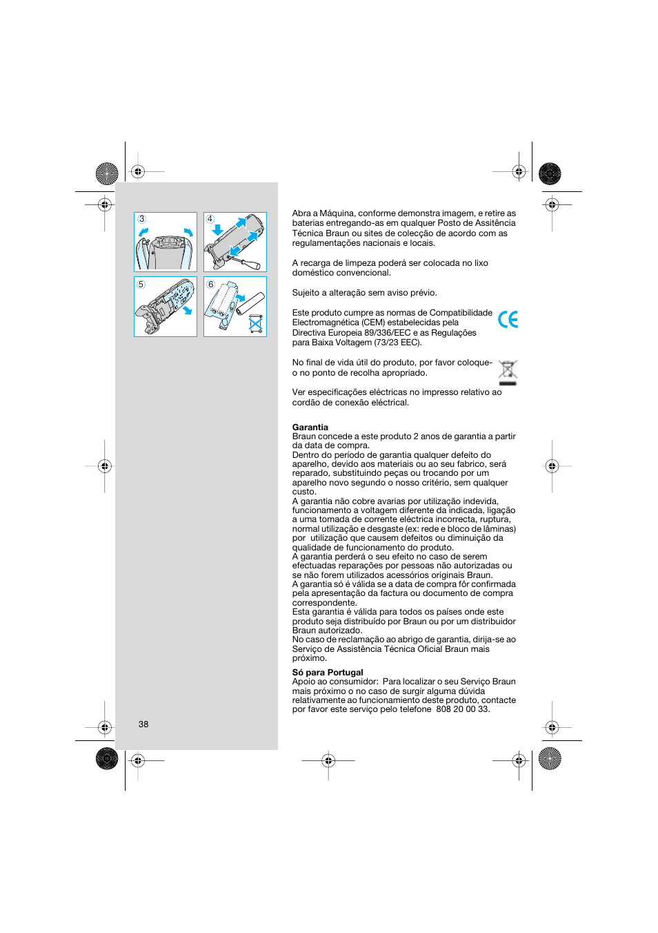 Braun 8595 Activator  EU User Manual | Page 38 / 99