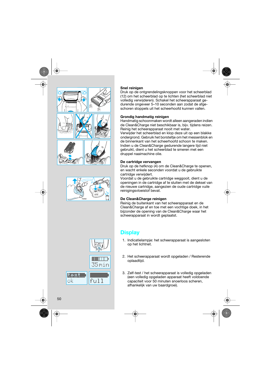 Display | Braun 8595 Activator  EU User Manual | Page 50 / 99