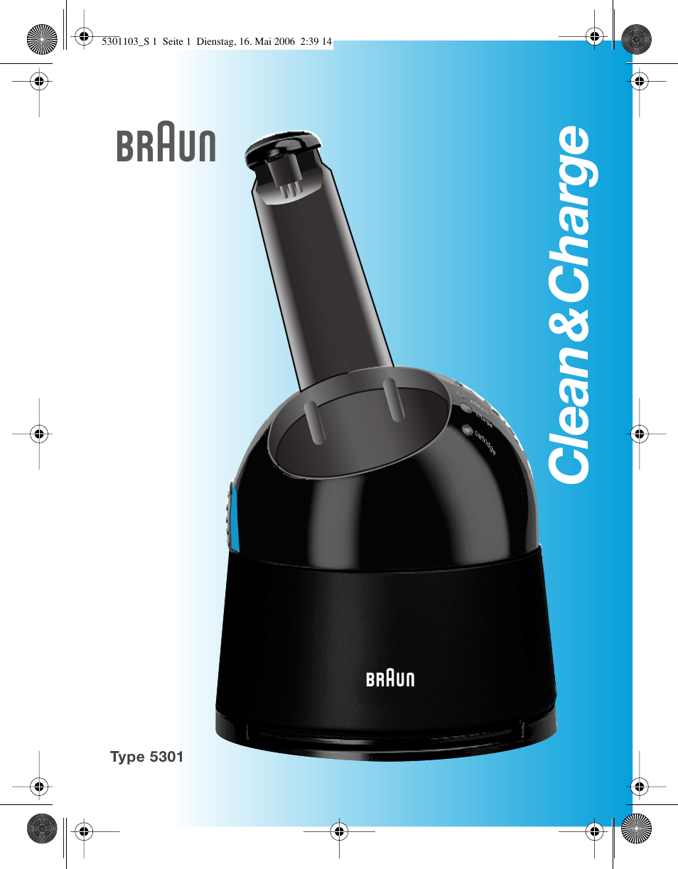 Braun Clean & Charge (Syncro) User Manual | 36 pages