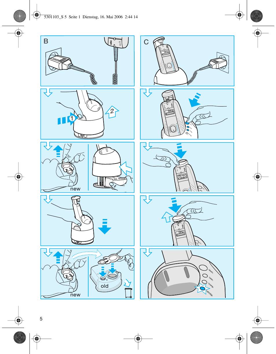 Old new new | Braun Clean & Charge (Syncro) User Manual | Page 4 / 36