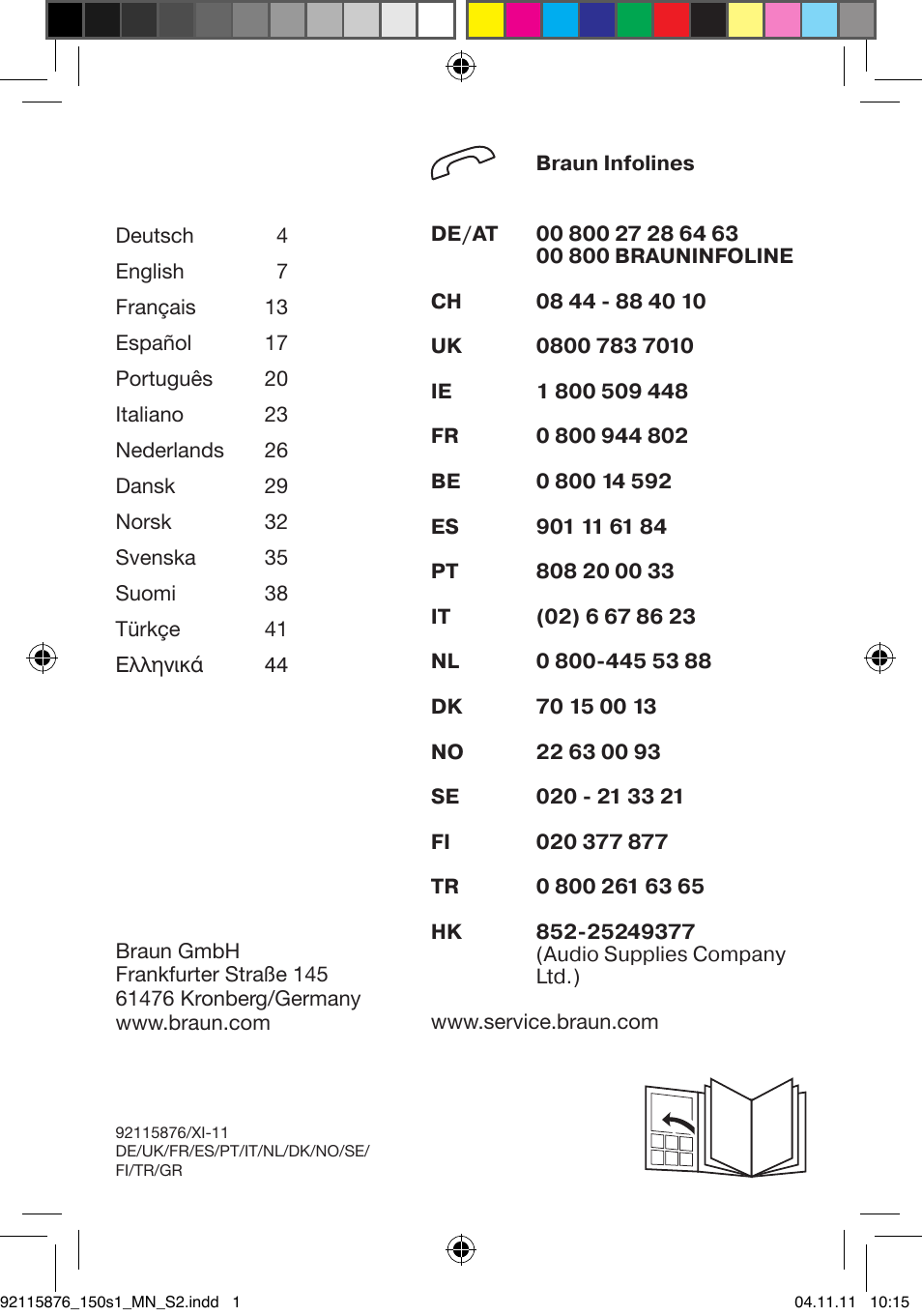 92115876_150s1_mn_s2 | Braun 130s-1 User Manual | Page 2 / 47