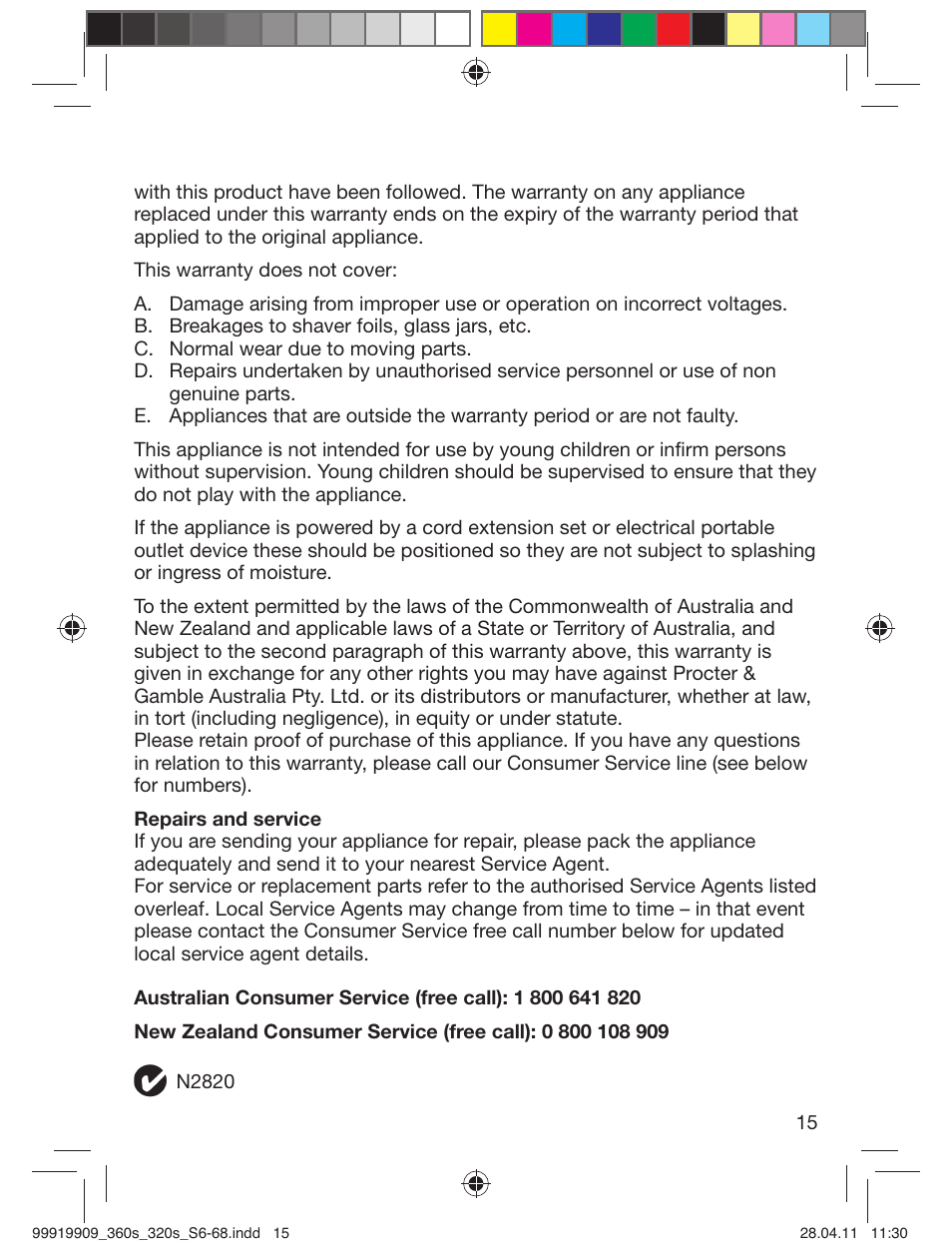 Braun 360s-4 Series 3 User Manual | Page 14 / 65