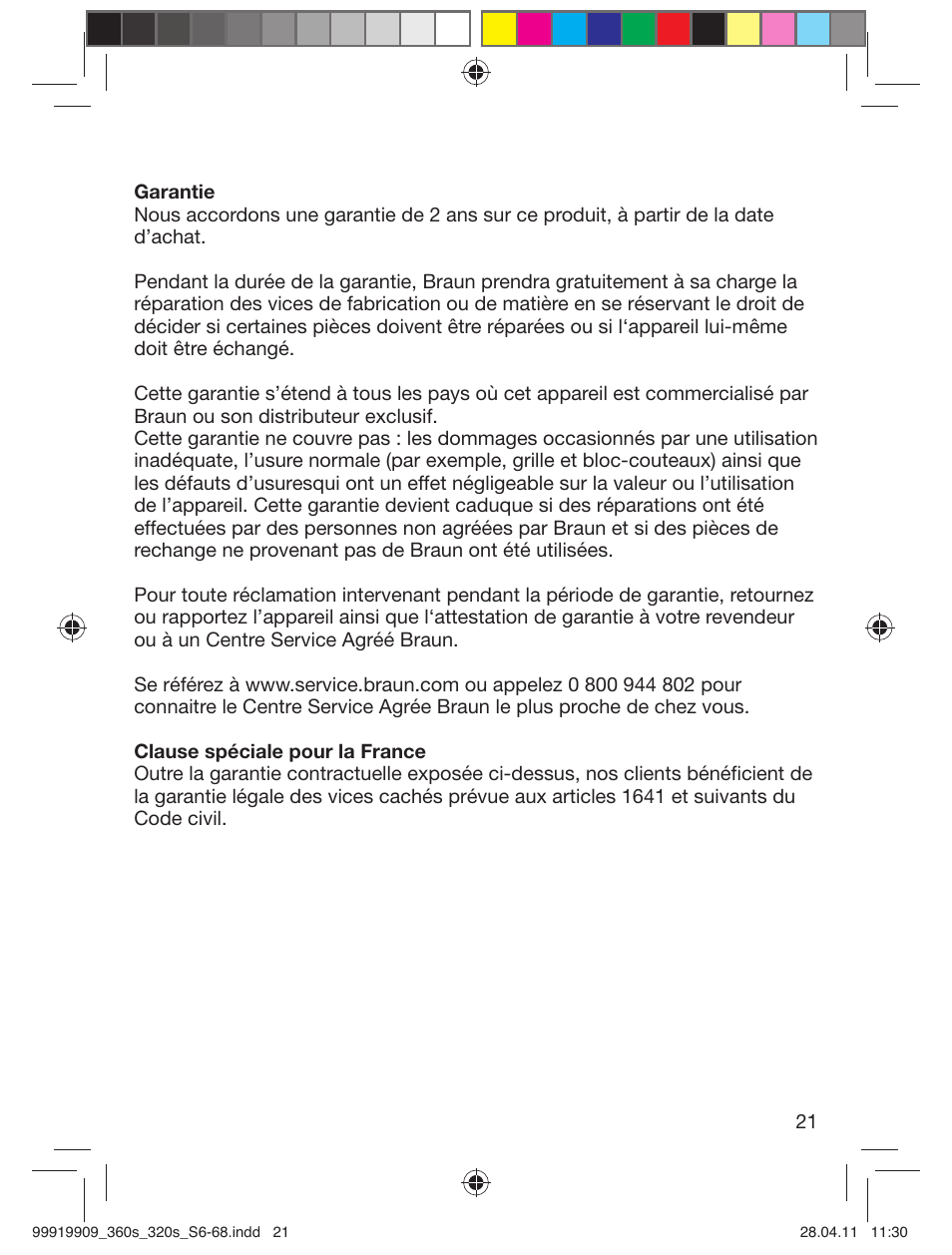 Braun 360s-4 Series 3 User Manual | Page 20 / 65